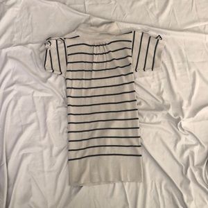 Grey and black striped Sweater dress
